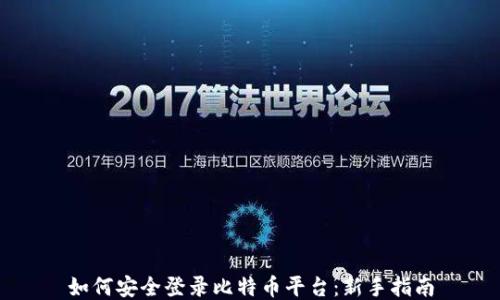 
如何安全登录比特币平台：新手指南